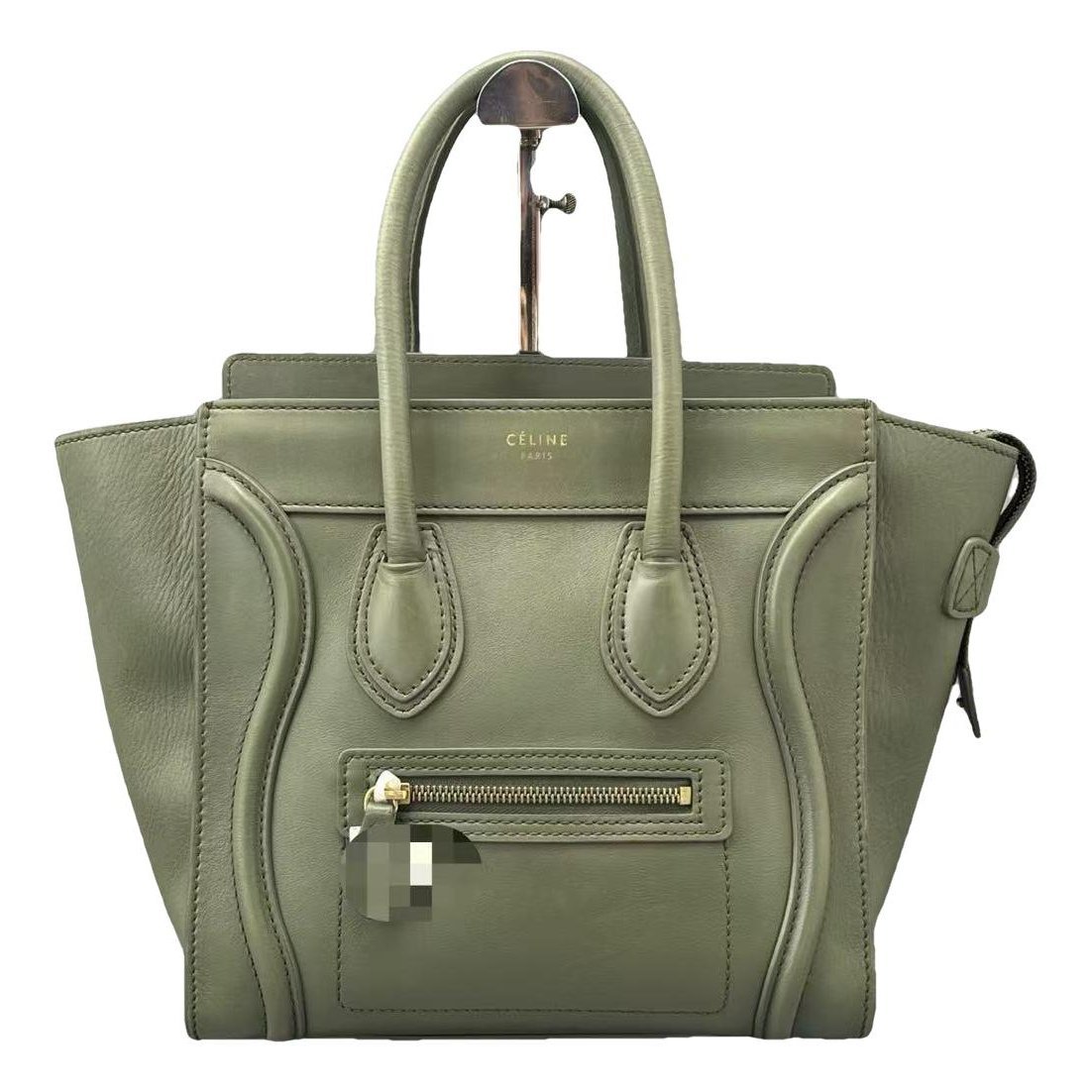 Luggage leather handbag