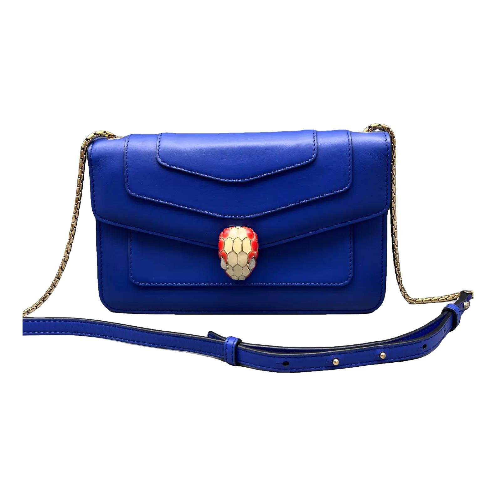Serpenti leather crossbody bag