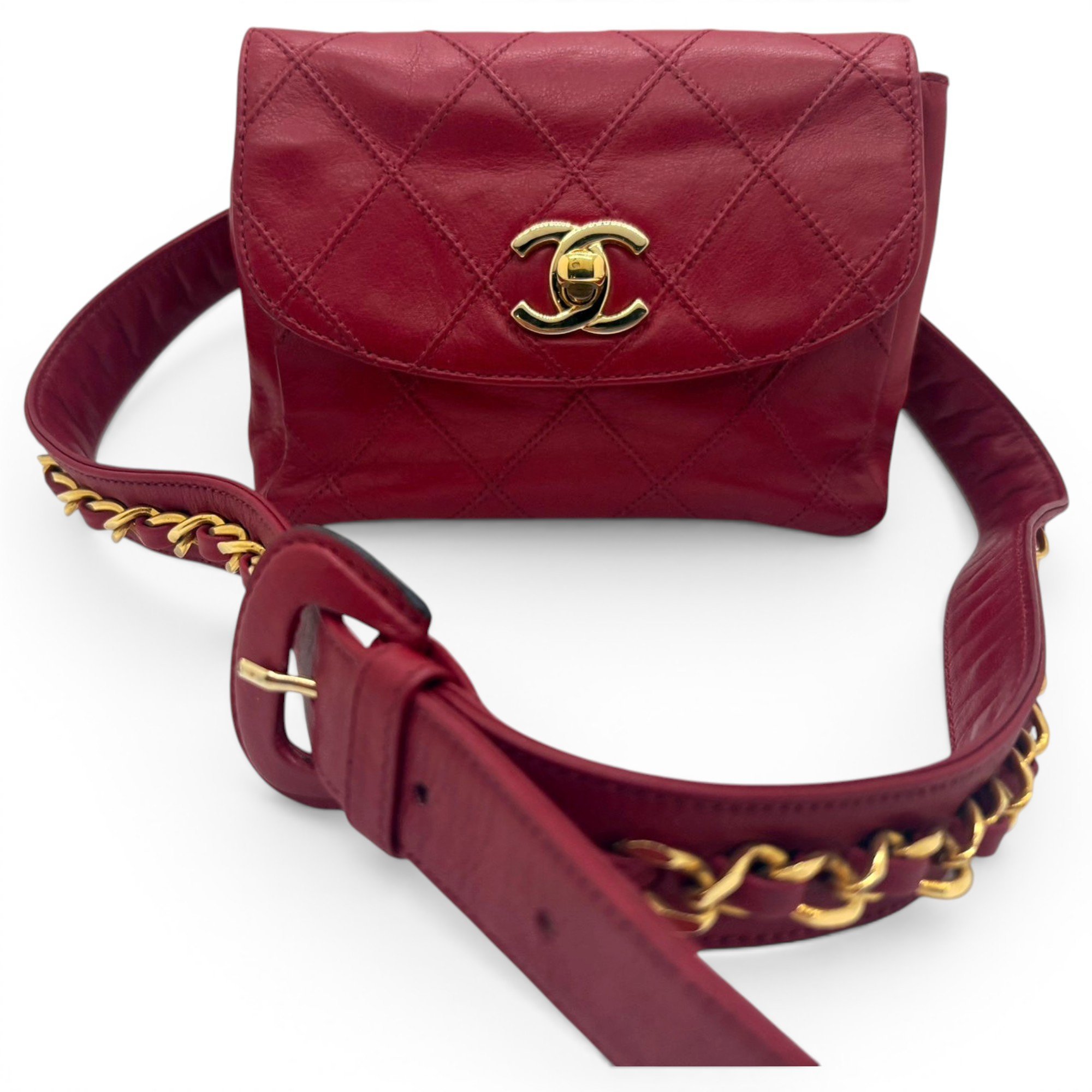 Leather handbag