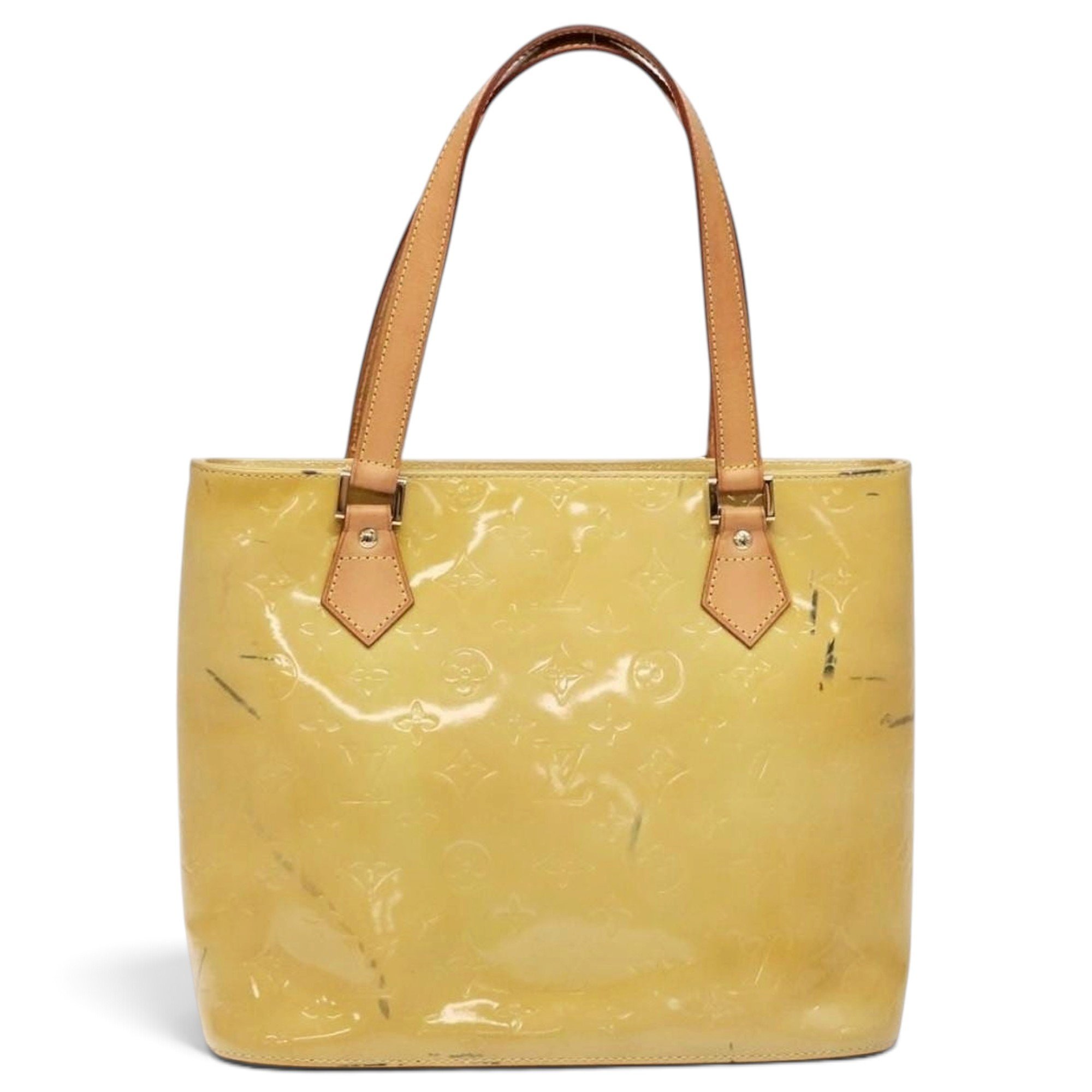 Houston patent leather handbag