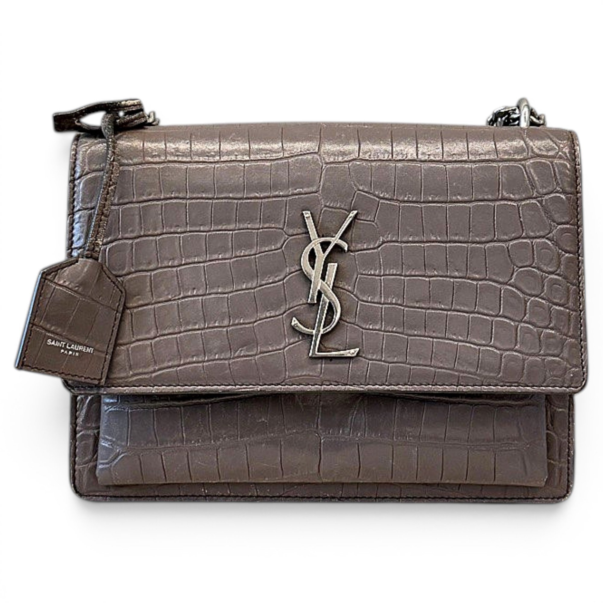 Sunset leather handbag