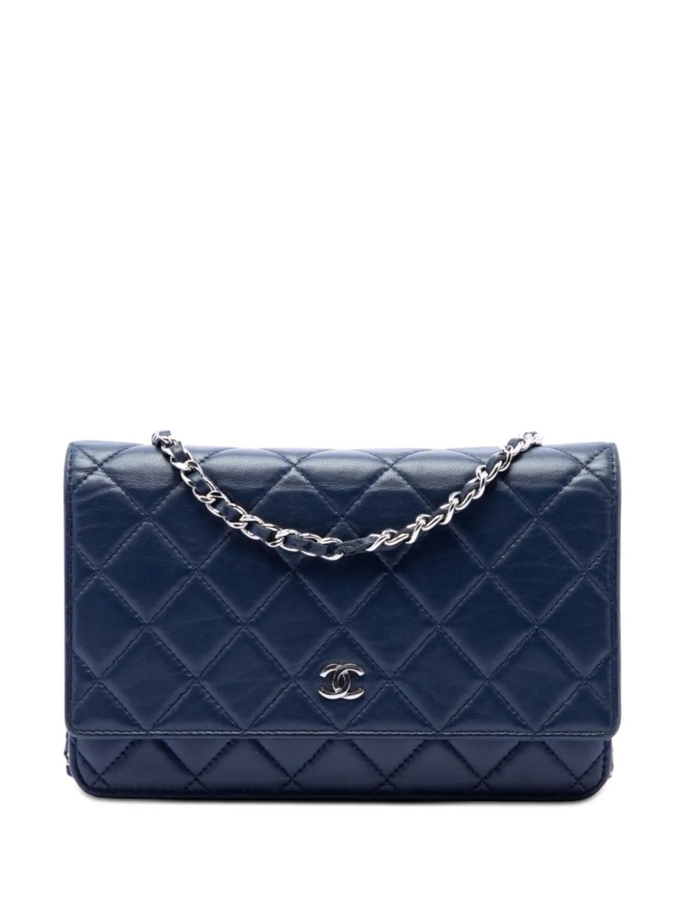 2016-2017 CC Quilted Lambskin Wallet On Chain crossbody bag