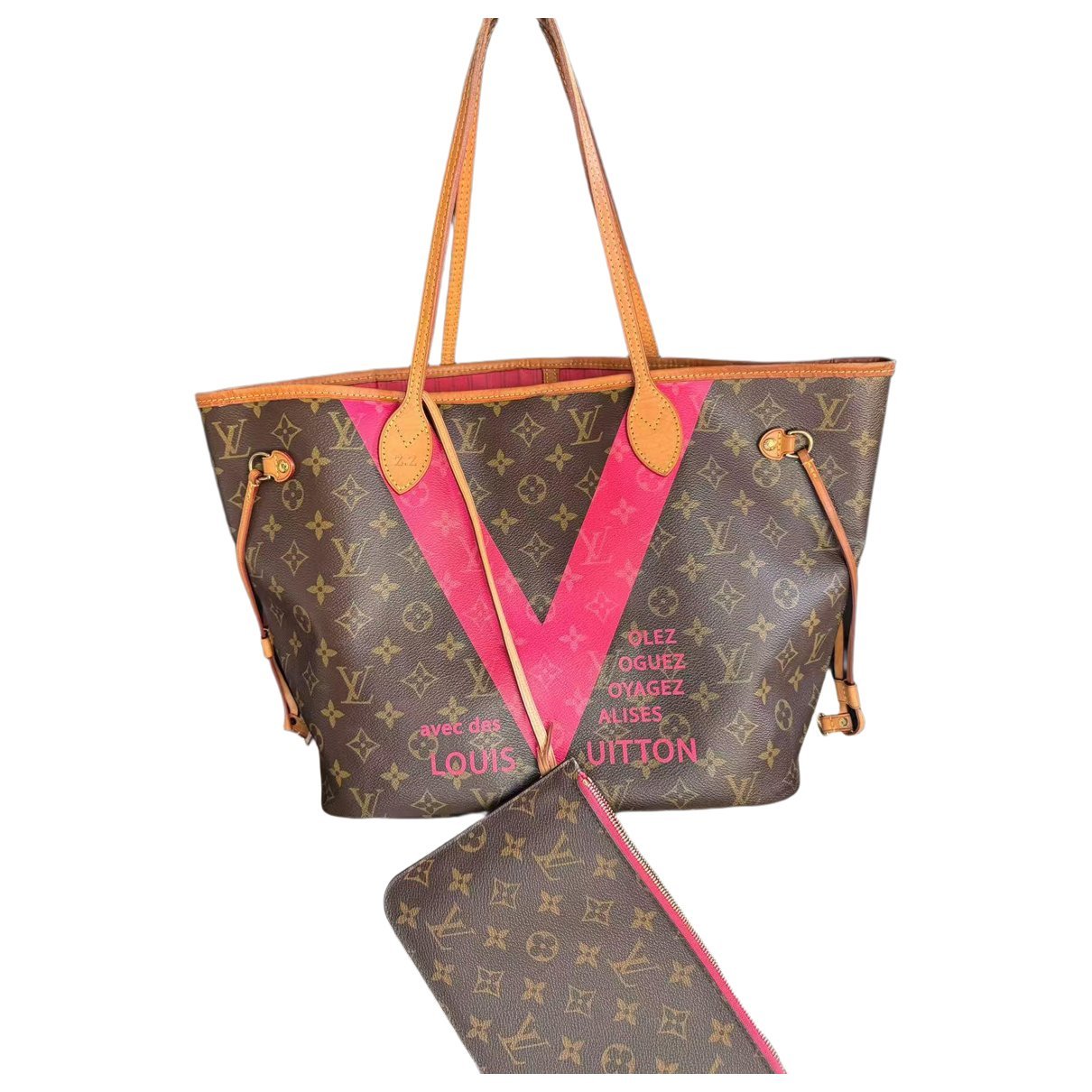 Neverfull leather tote