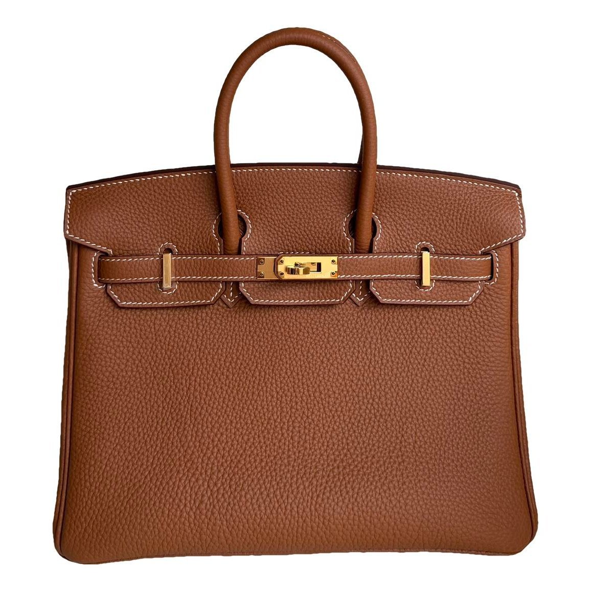 Hermes Birkin 25 Handbag Gold