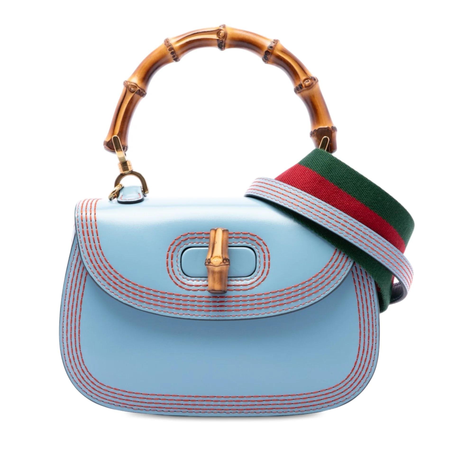 Bamboo pony-style calfskin handbag