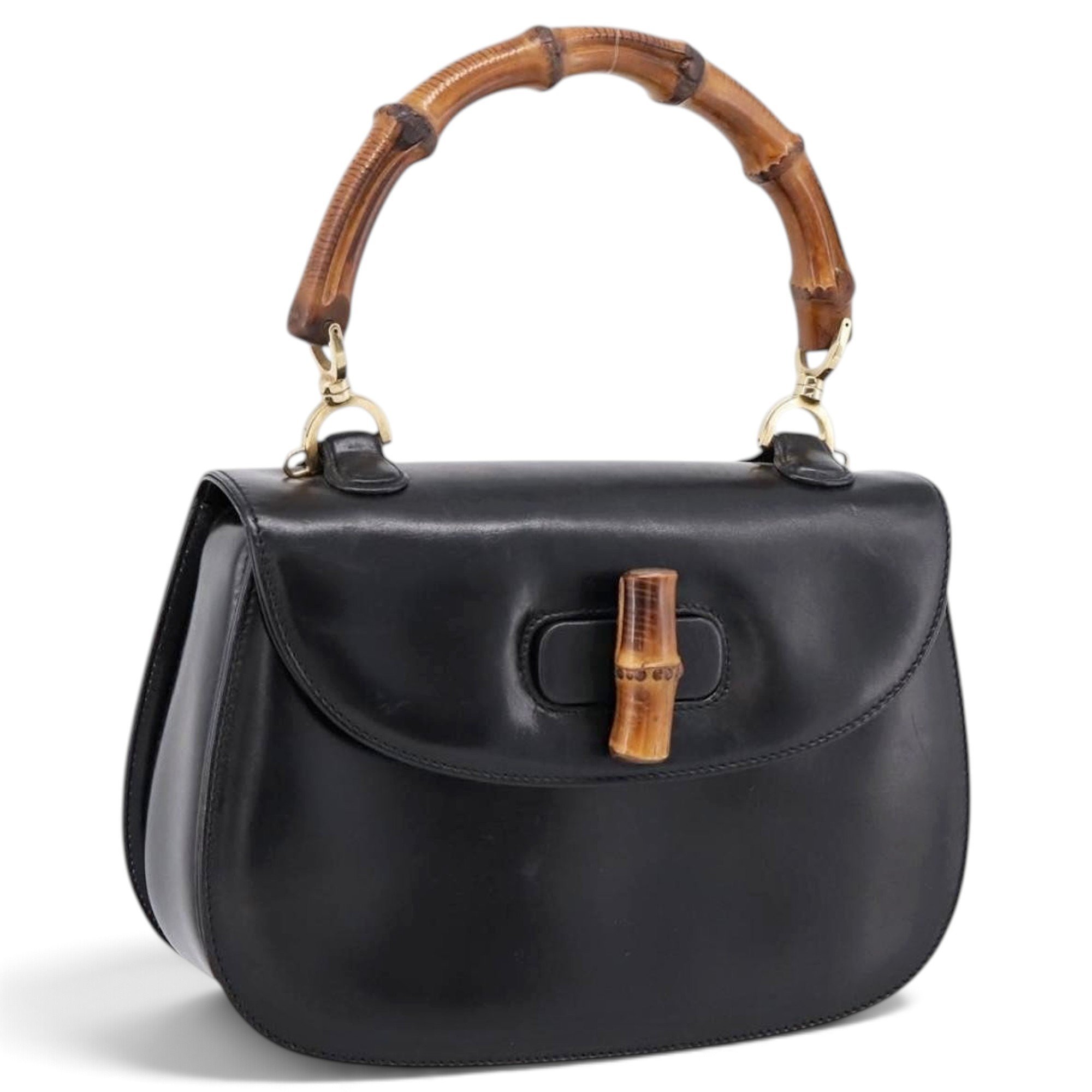 Gucci B leather handbag