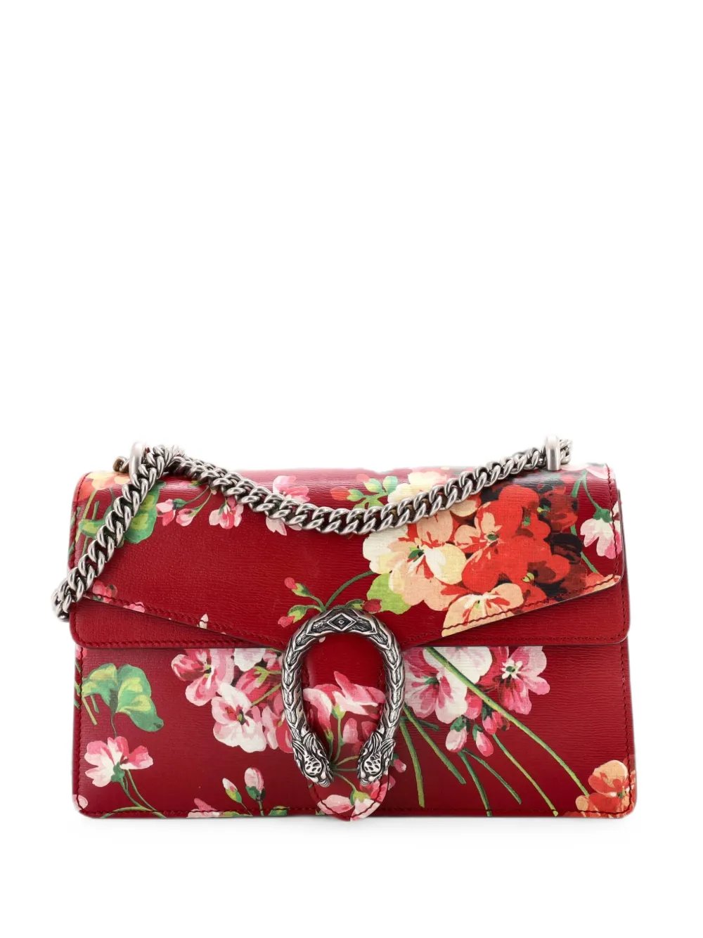 Dionysus Bag Blooms Print Leather Small shoulder bag