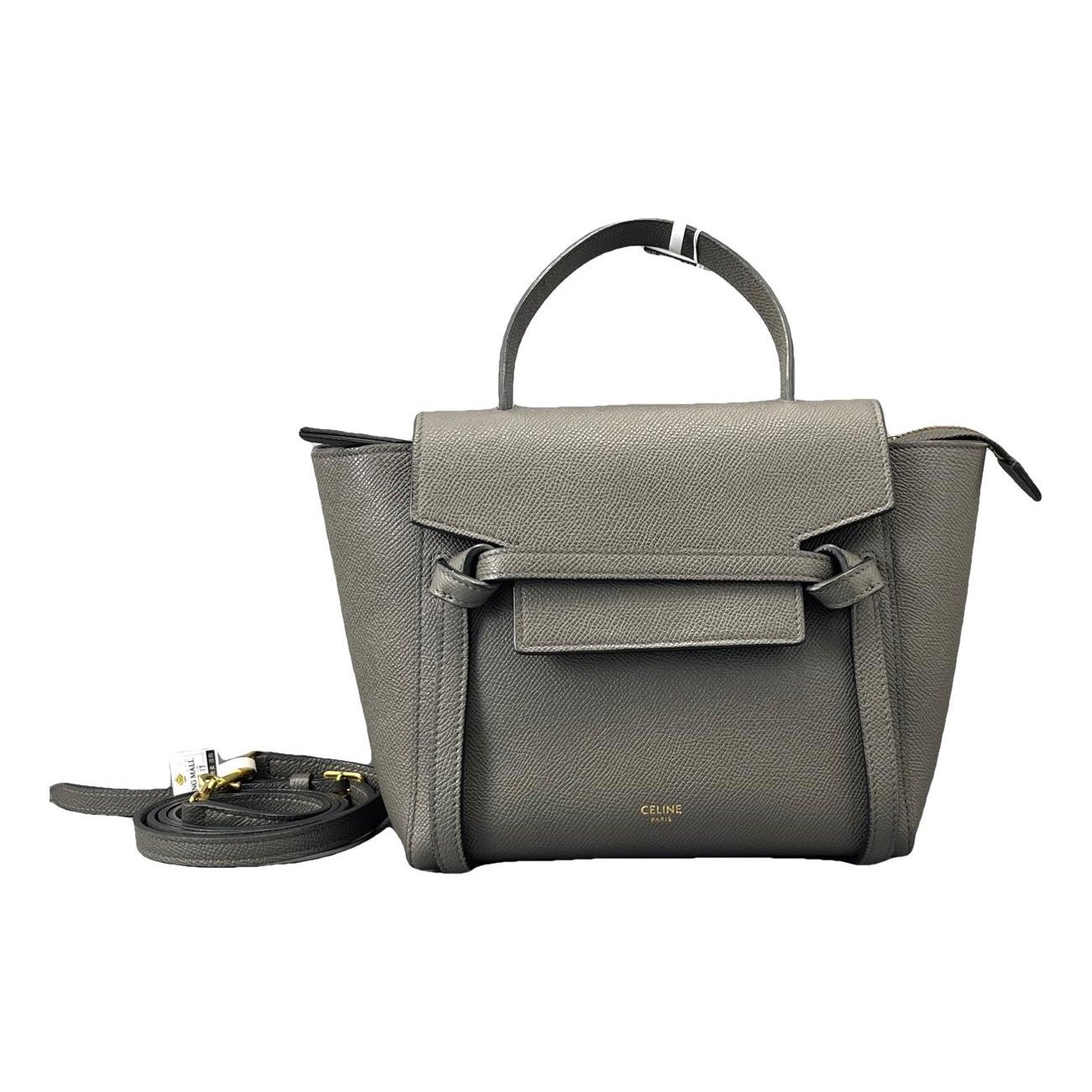Belt leather handbag