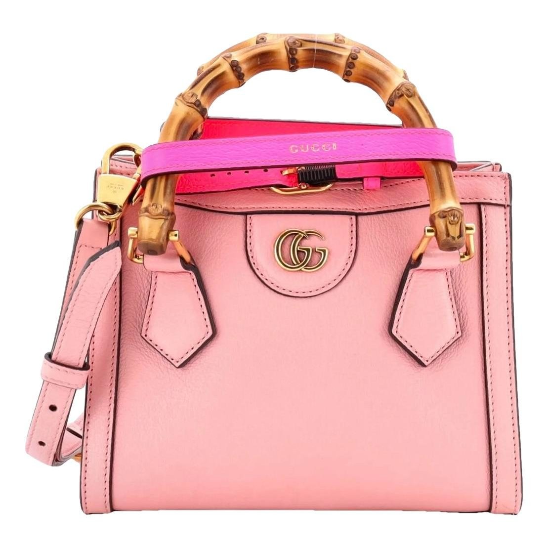 Diana Bamboo leather bag