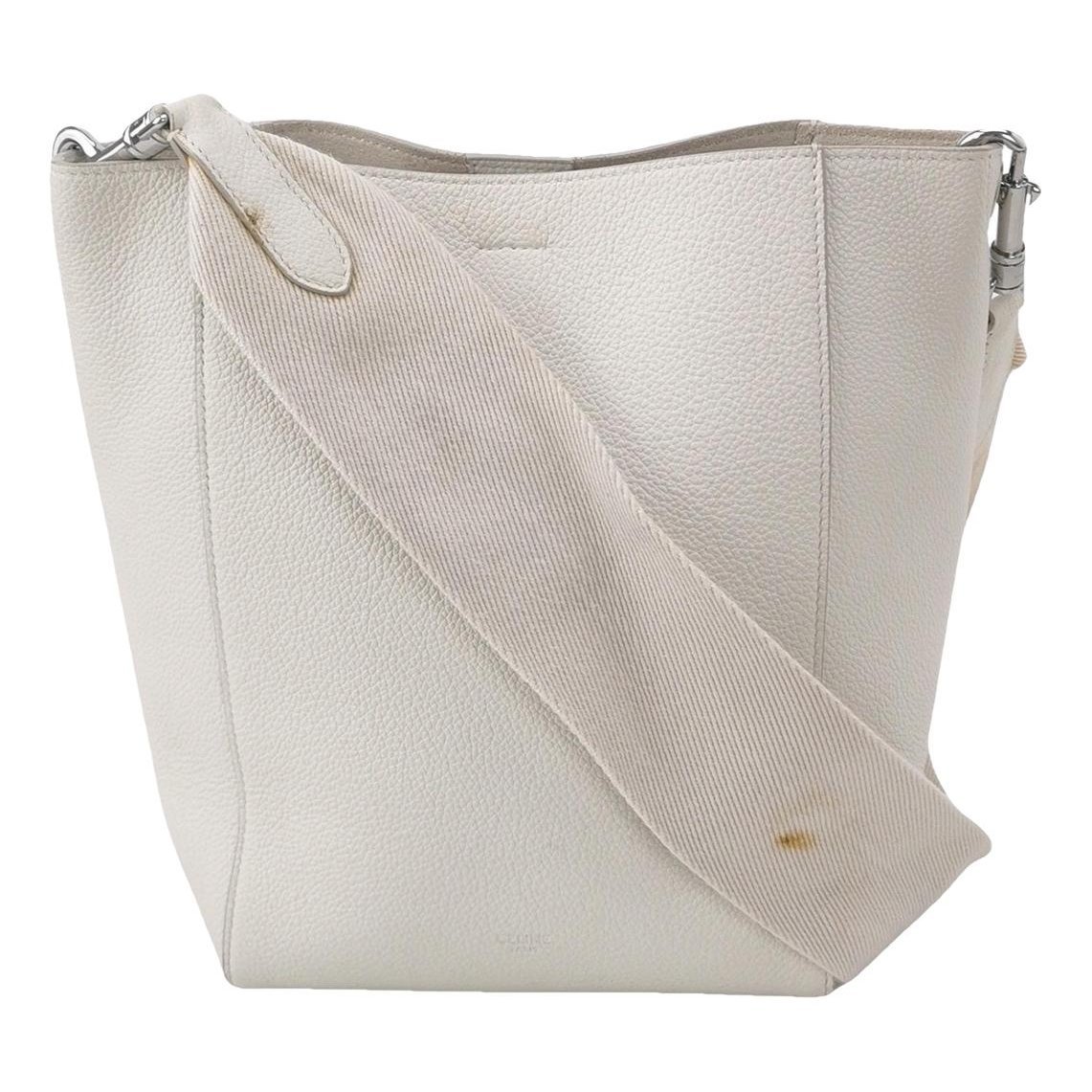 Seau Sangle leather handbag