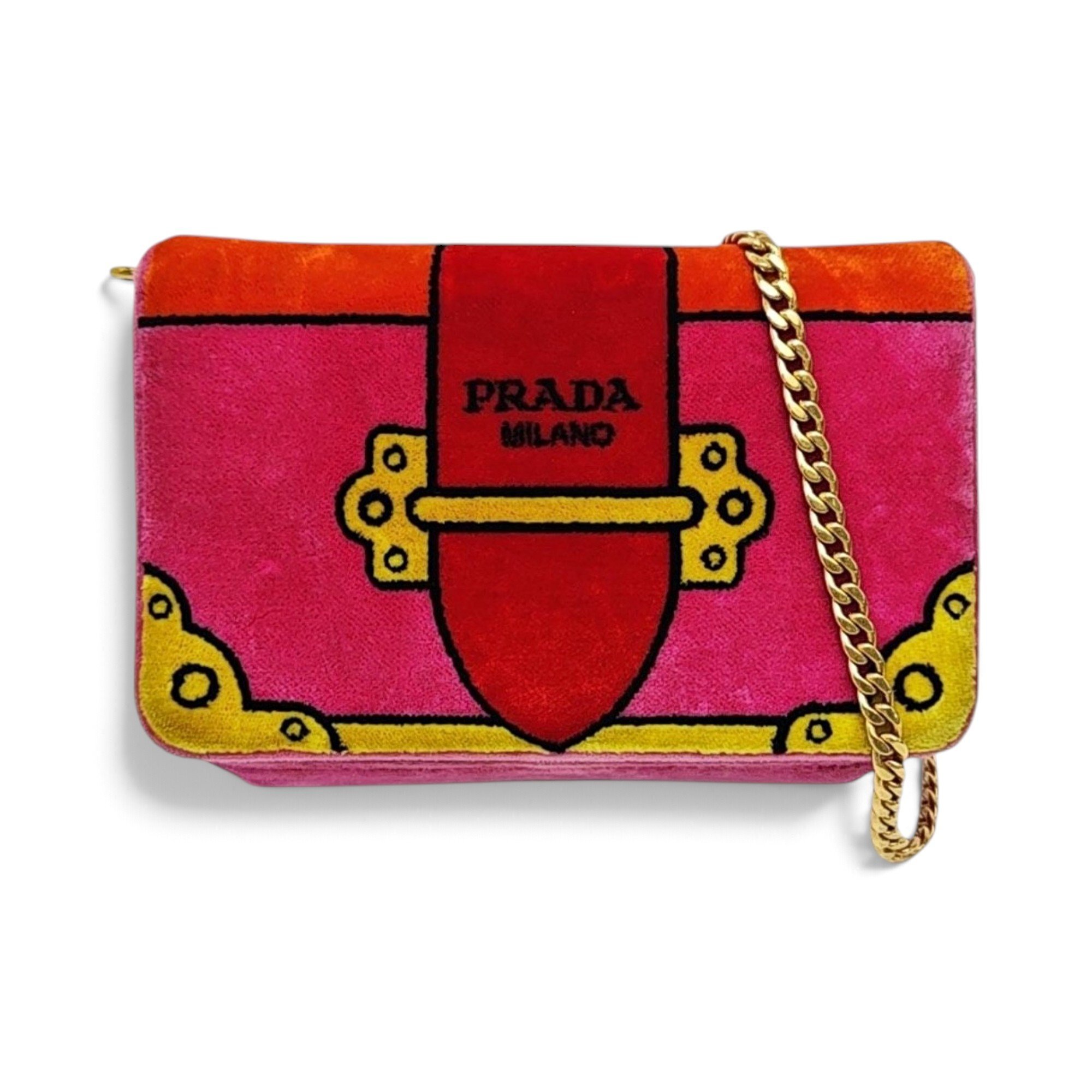Cahier velvet handbag