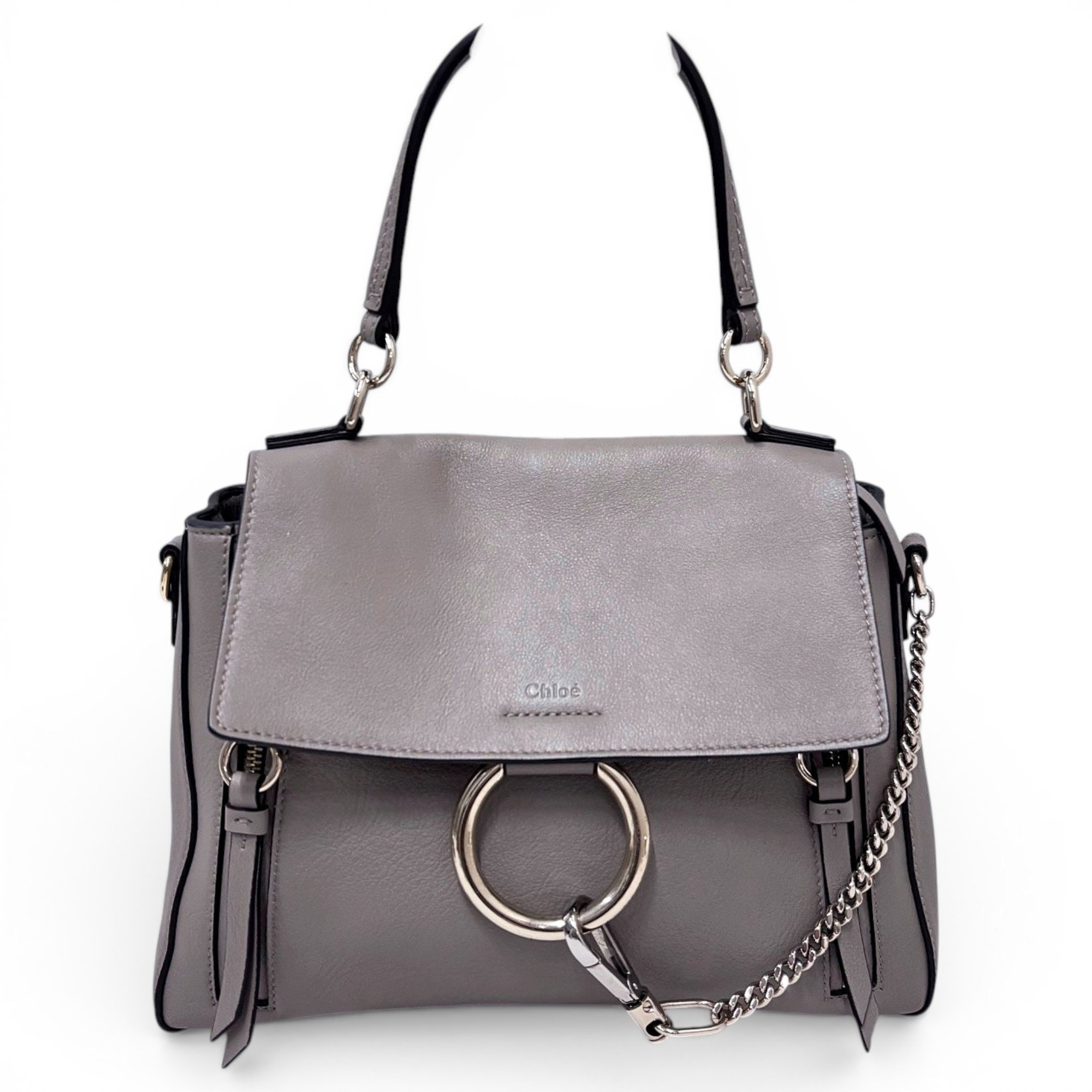 Faye leather handbag