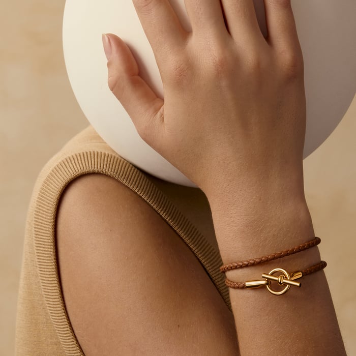 Gold Glenan Double Tour 브레이슬릿