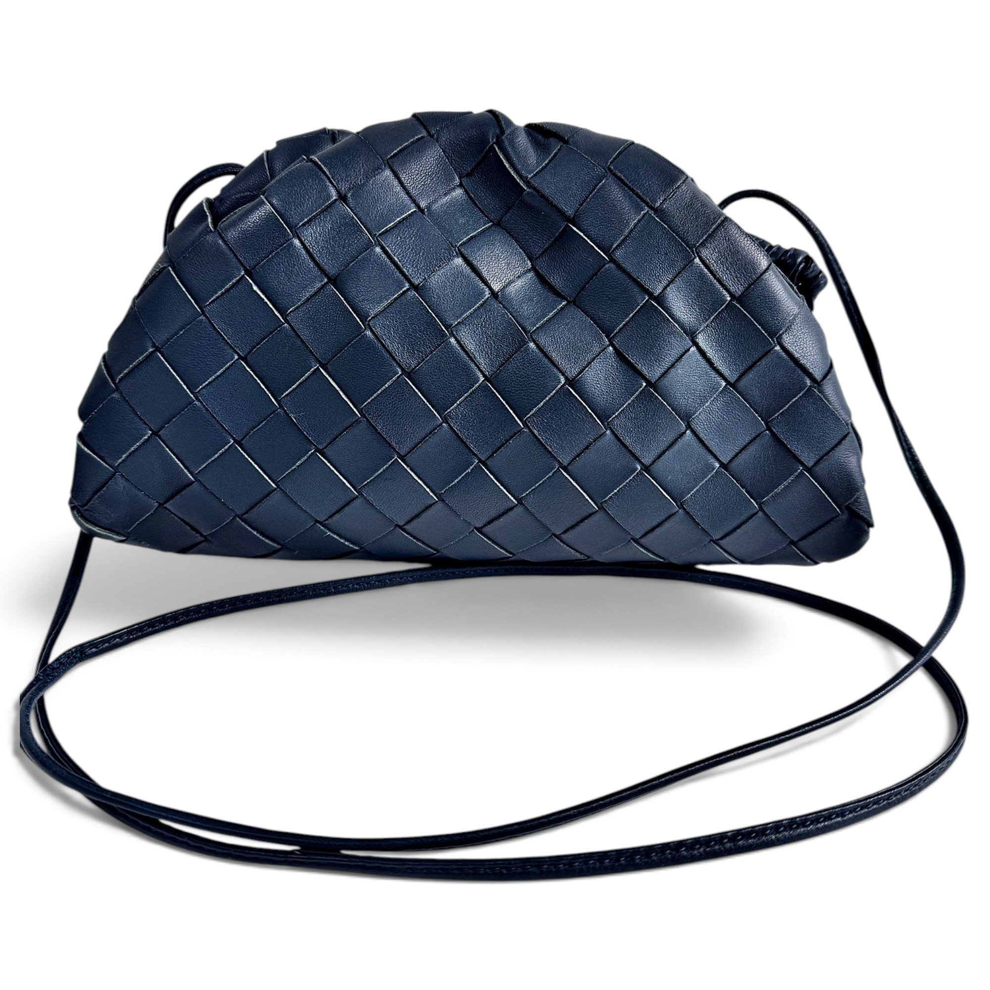 Pouch leather handbag