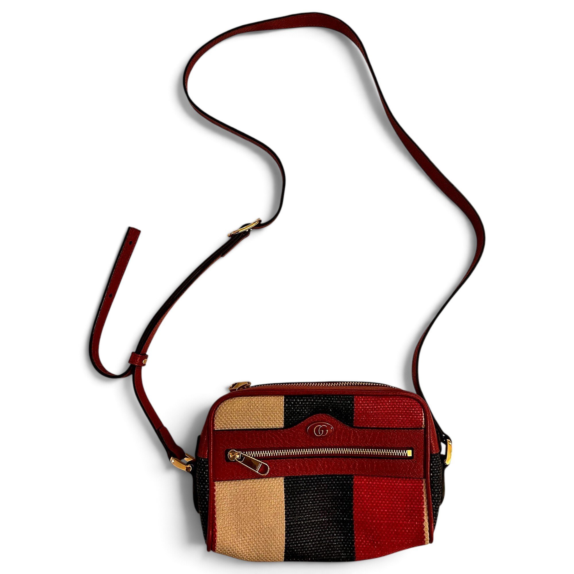 Ophidia leather crossbody bag