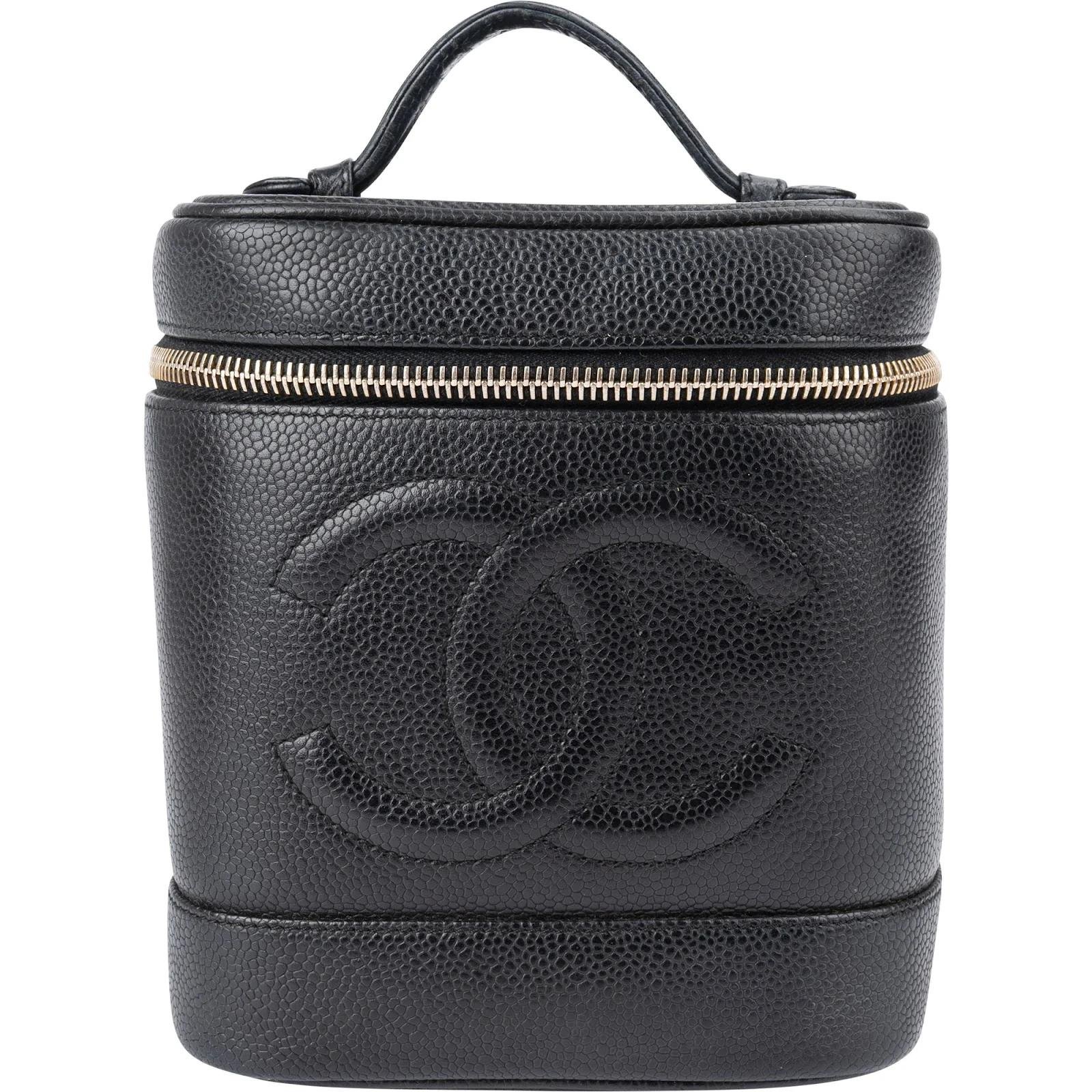 Vanity leather handbag