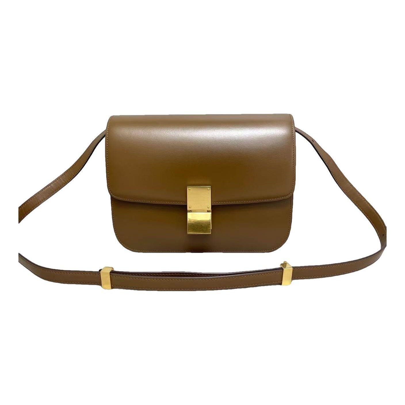 Classic leather crossbody bag