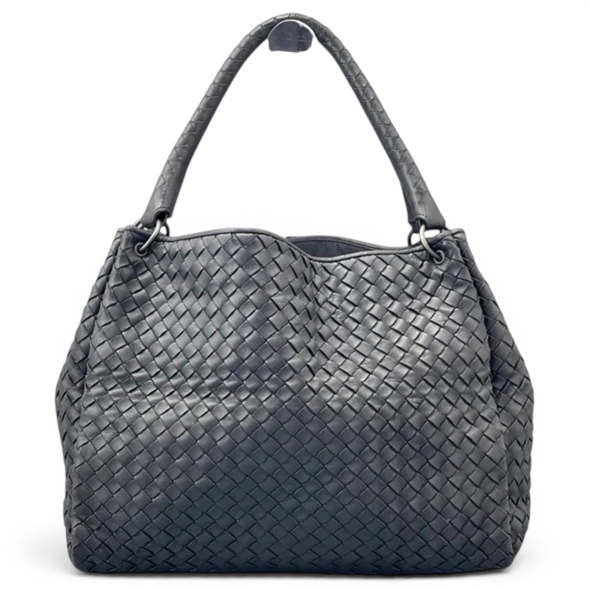 Parachute leather handbag