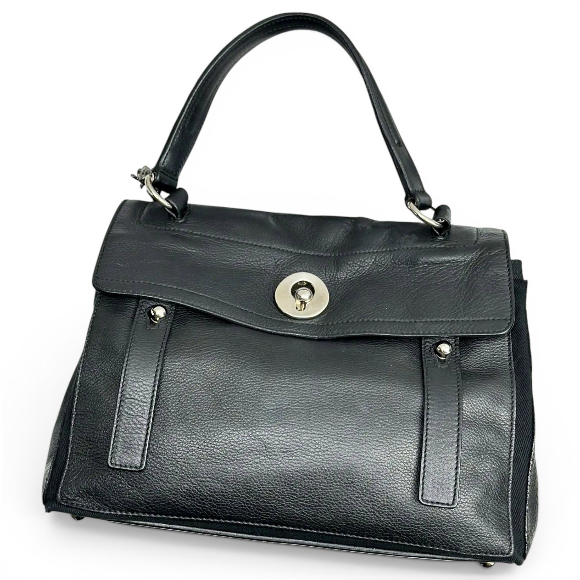 Leather handbag