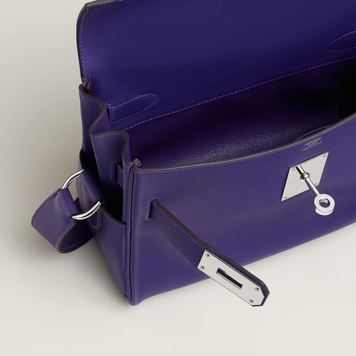 Purple Kelly Messenger Bag