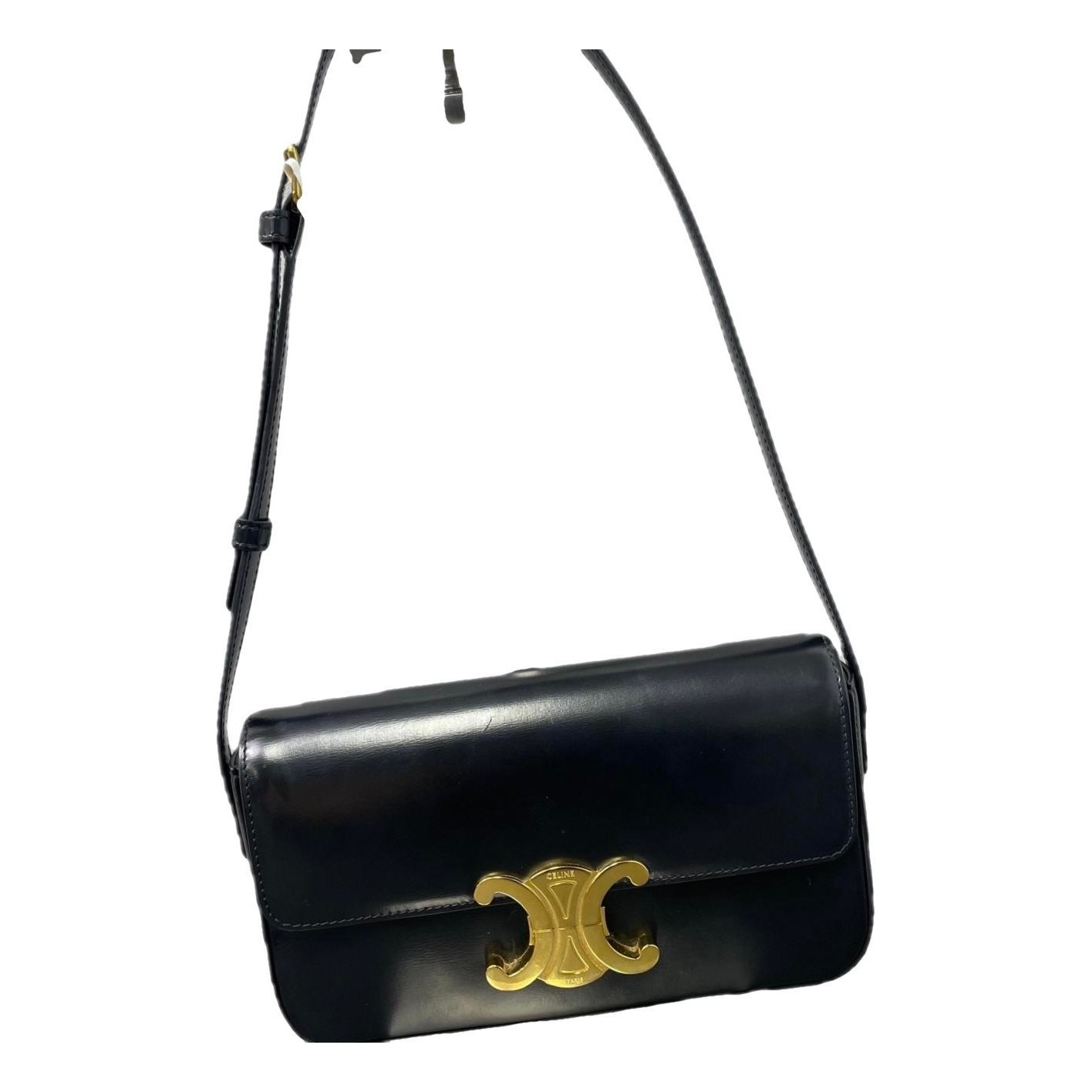 Triomphe Long leather handbag
