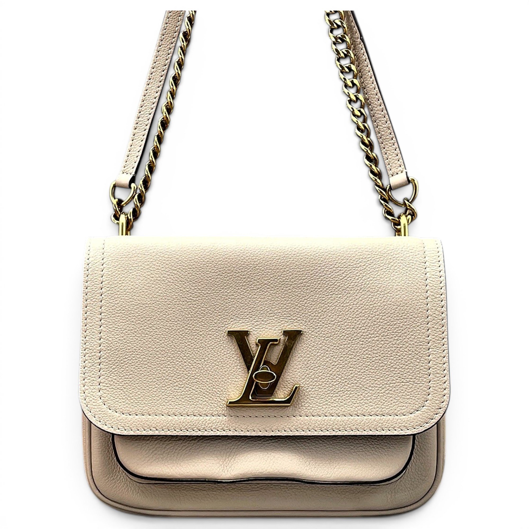 Lockme leather handbag