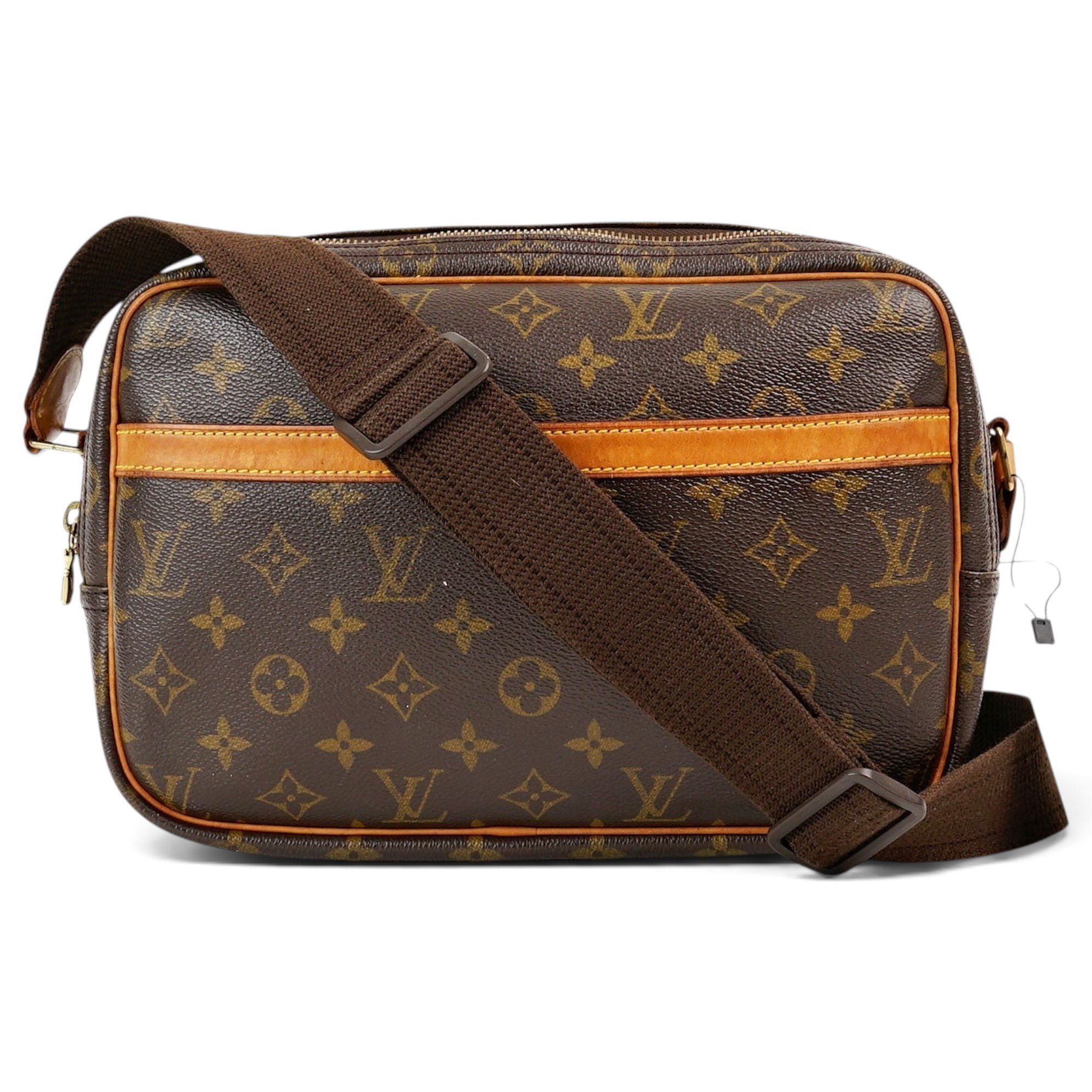 Reporter leather crossbody bag
