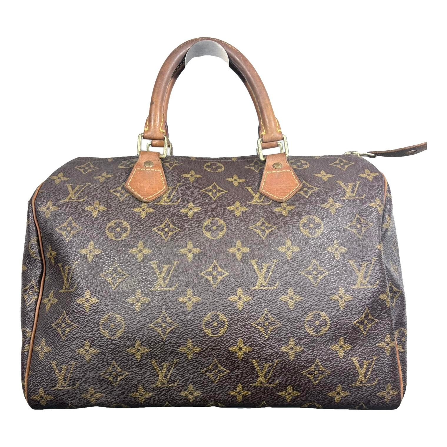 Speedy leather handbag