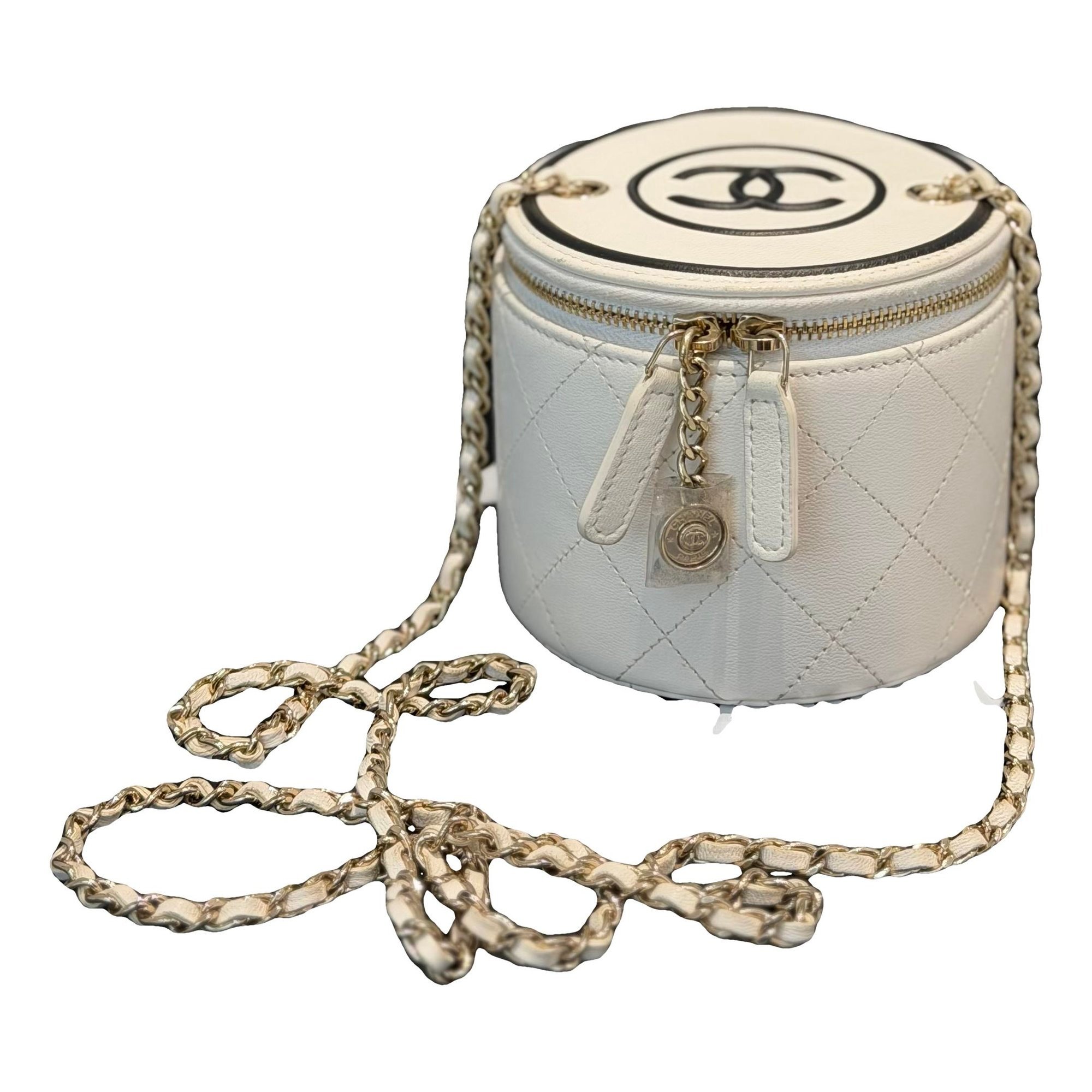 Trendy CC Vanity leather handbag