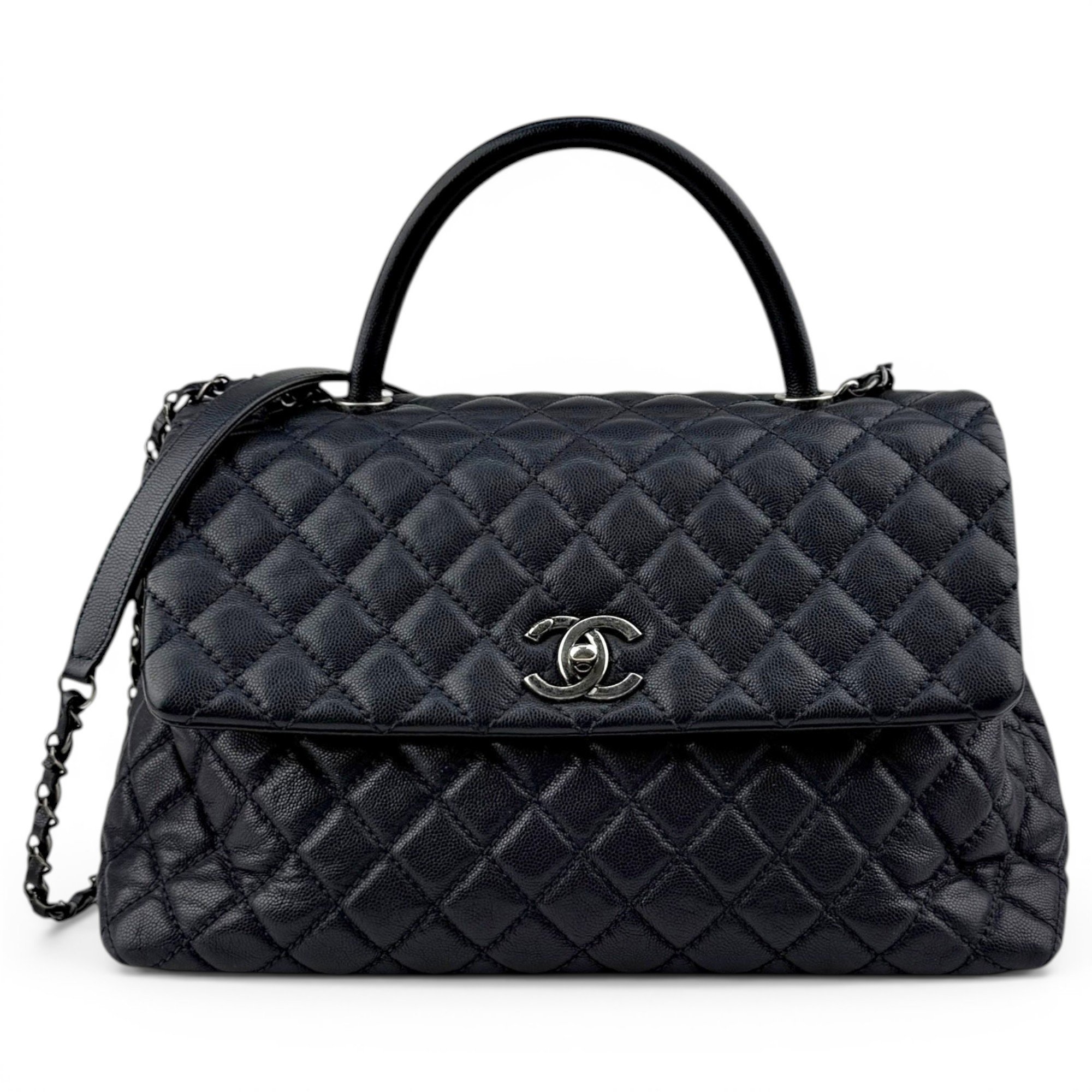 Coco Handle leather handbag