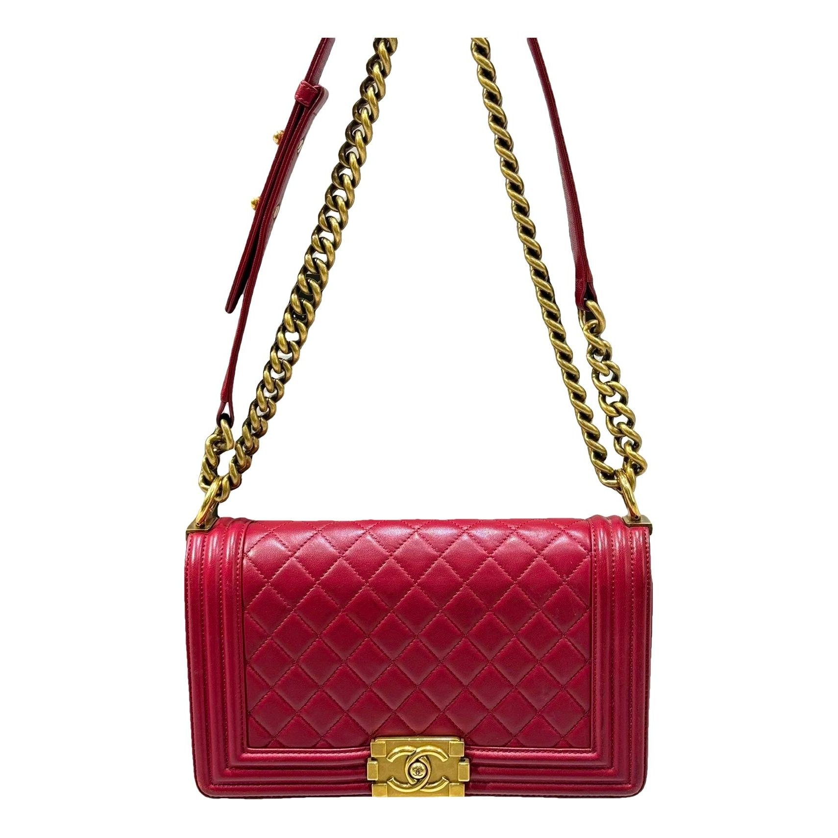 Boy leather crossbody bag