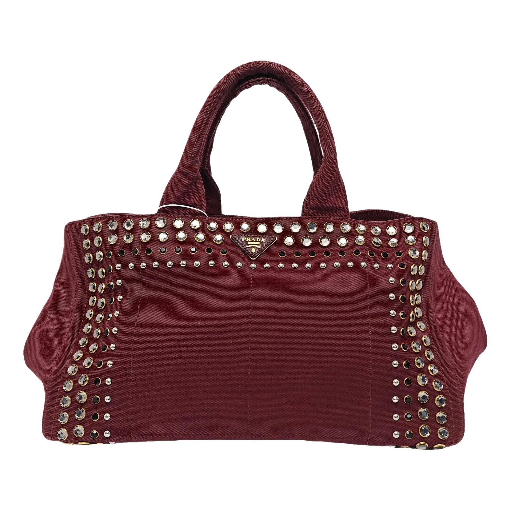 Madras cloth handbag