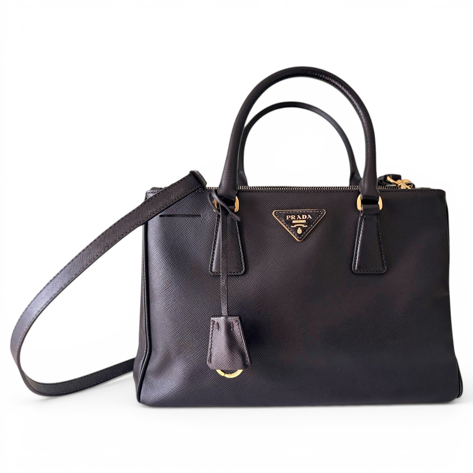 Galleria leather handbag