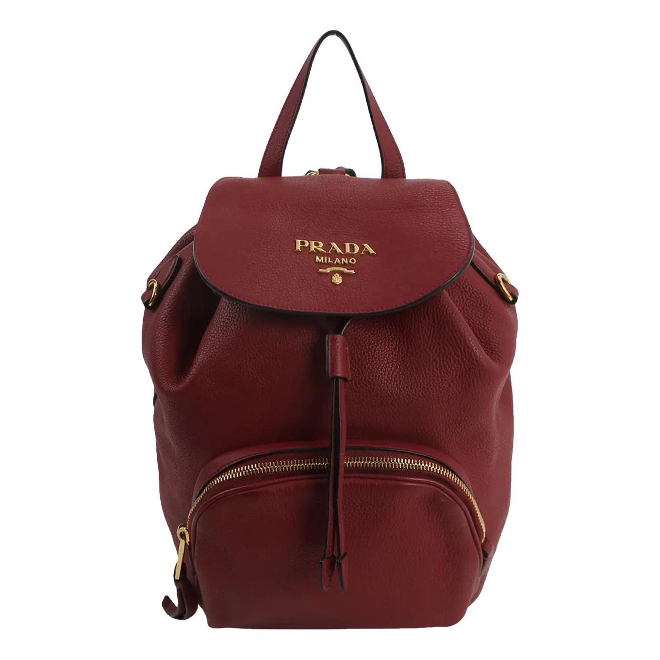 Leather backpack