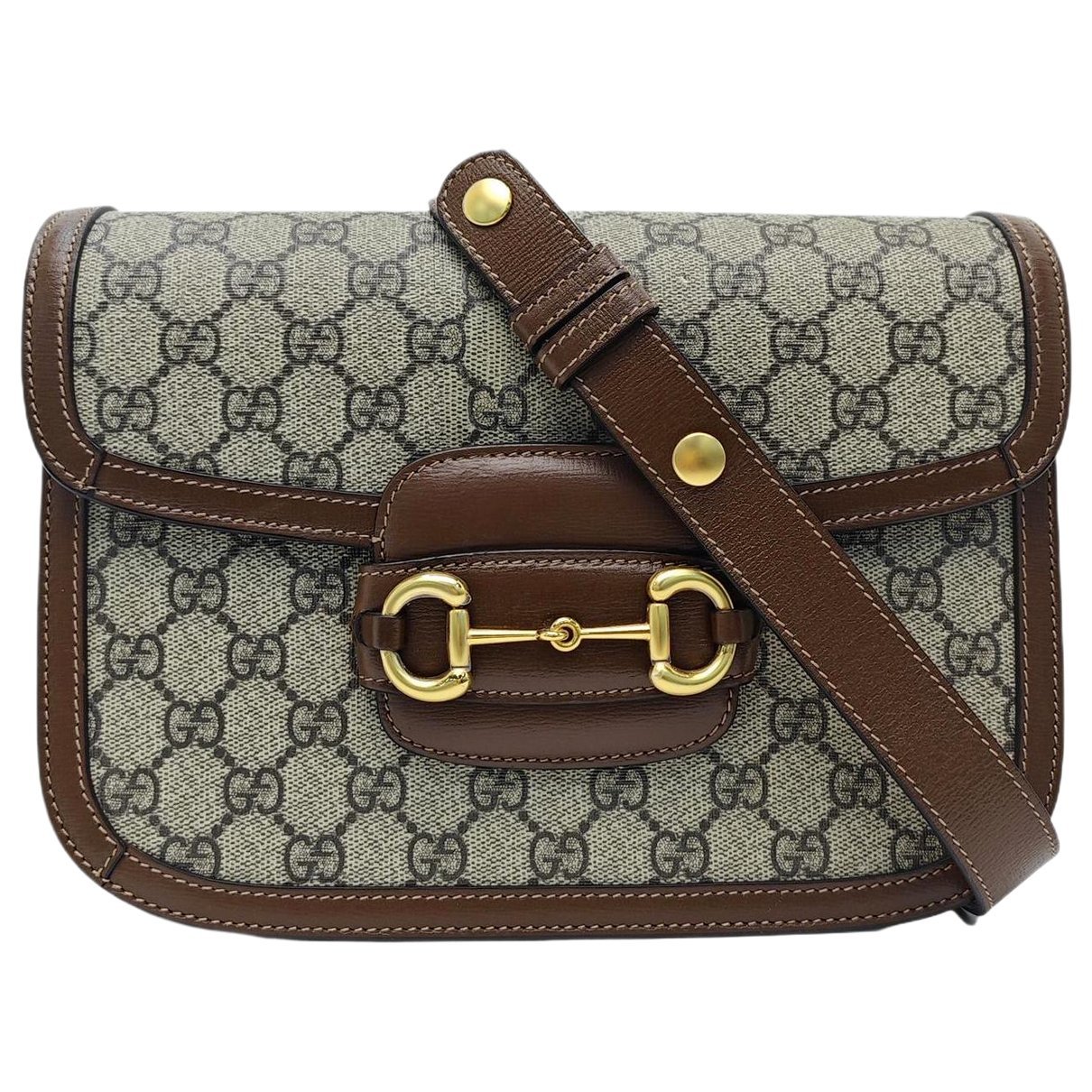 Handle Horsebit 1955 leather crossbody bag