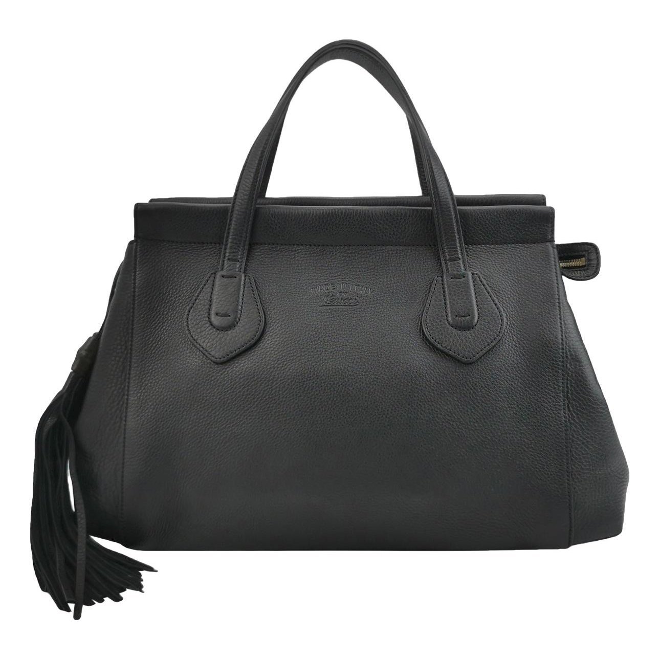 Leather tote