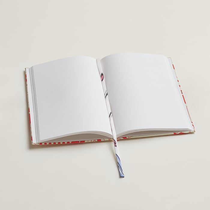 Orange Field "Faubourg Rainbow En Detail" Silk Notebook