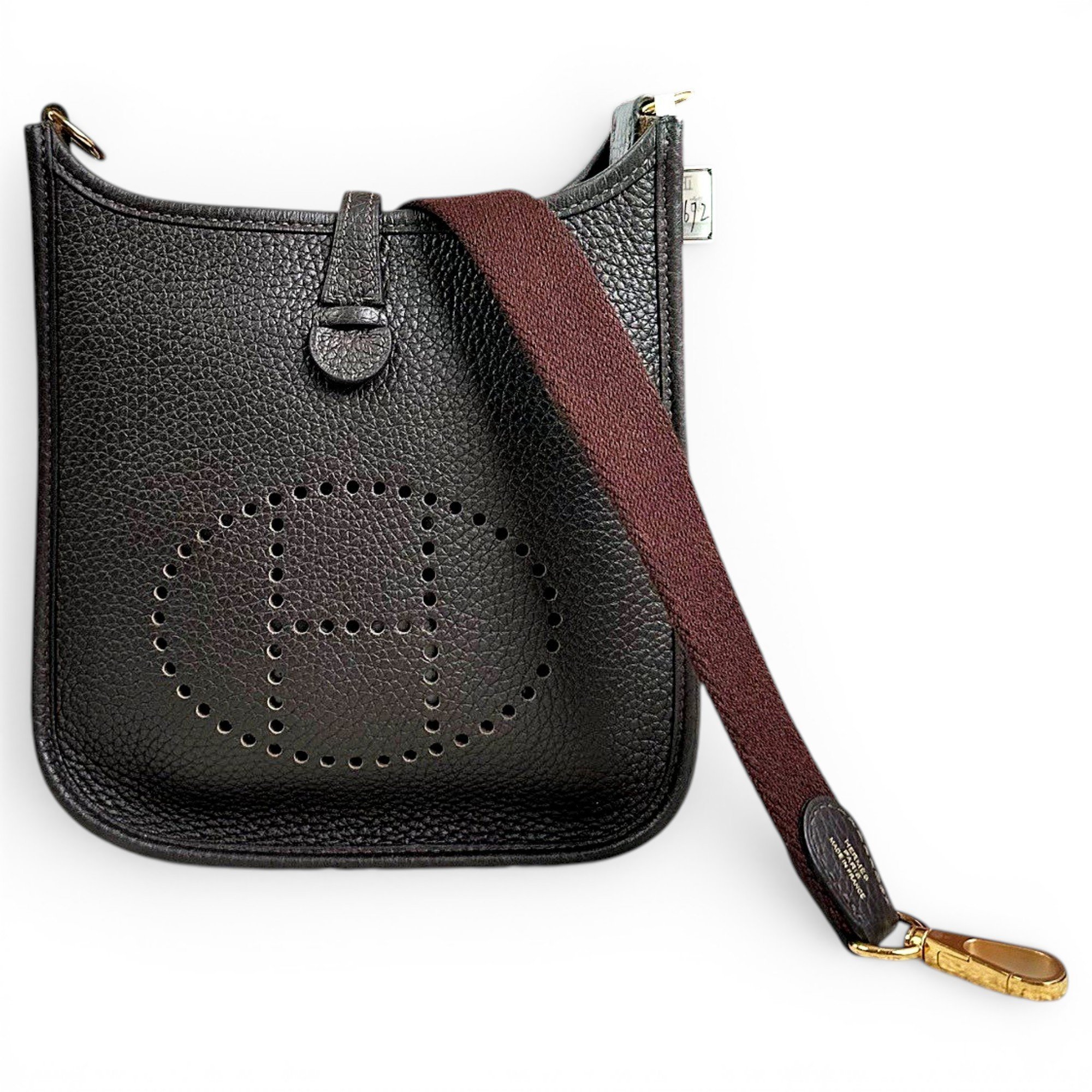 Mini Evelyne leather handbag