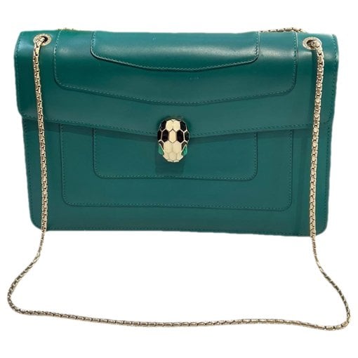 Serpenti leather handbag