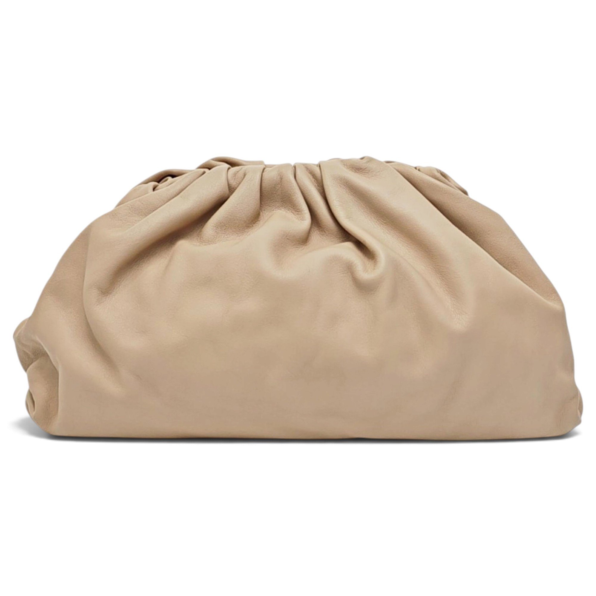 Pouch leather handbag