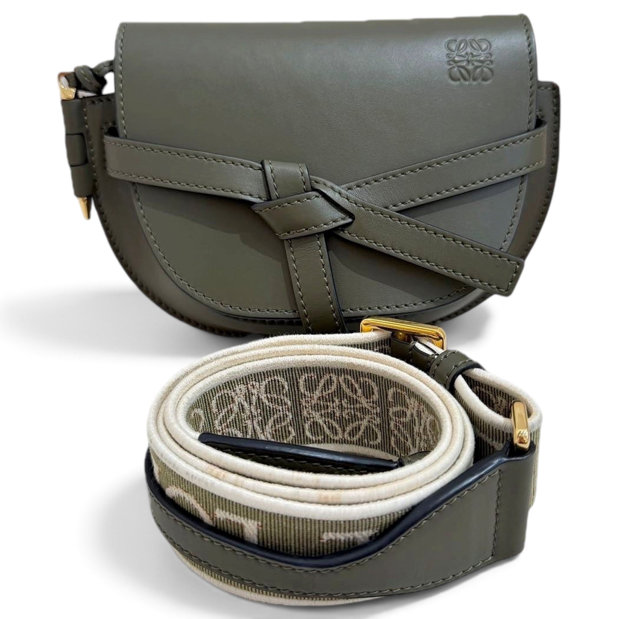 Gate leather handbag