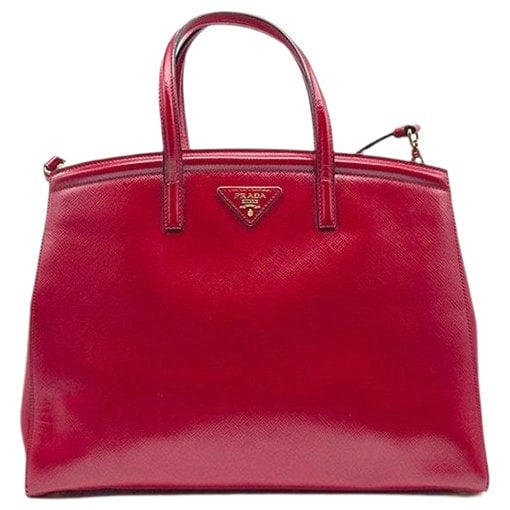 Leather clutch bag