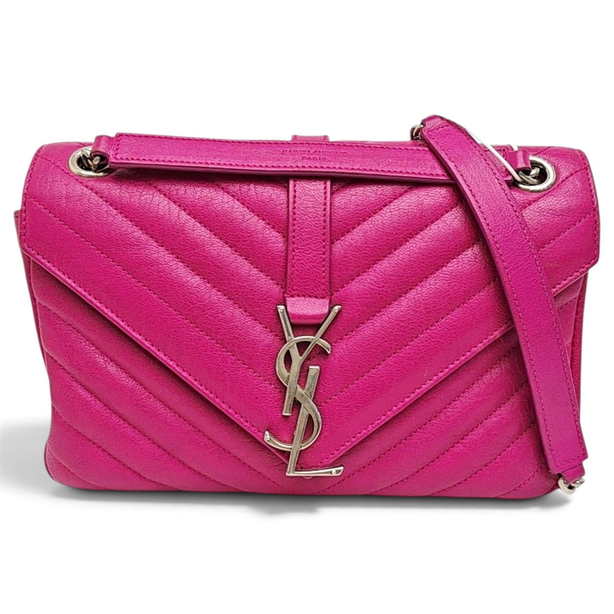 Envelope leather handbag