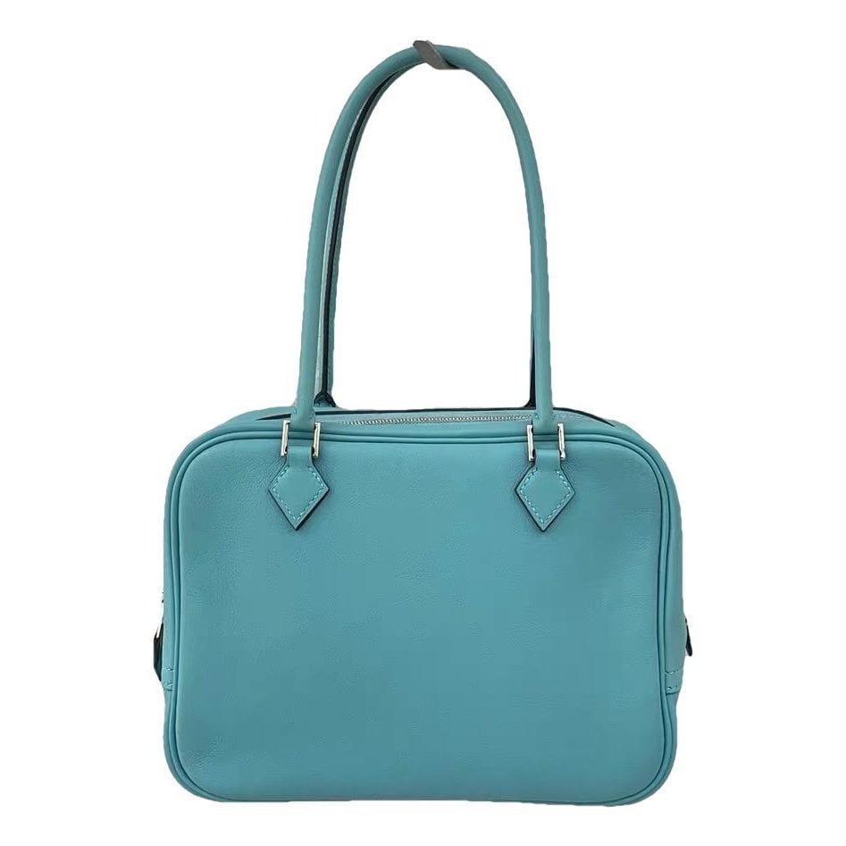 Plume leather handbag