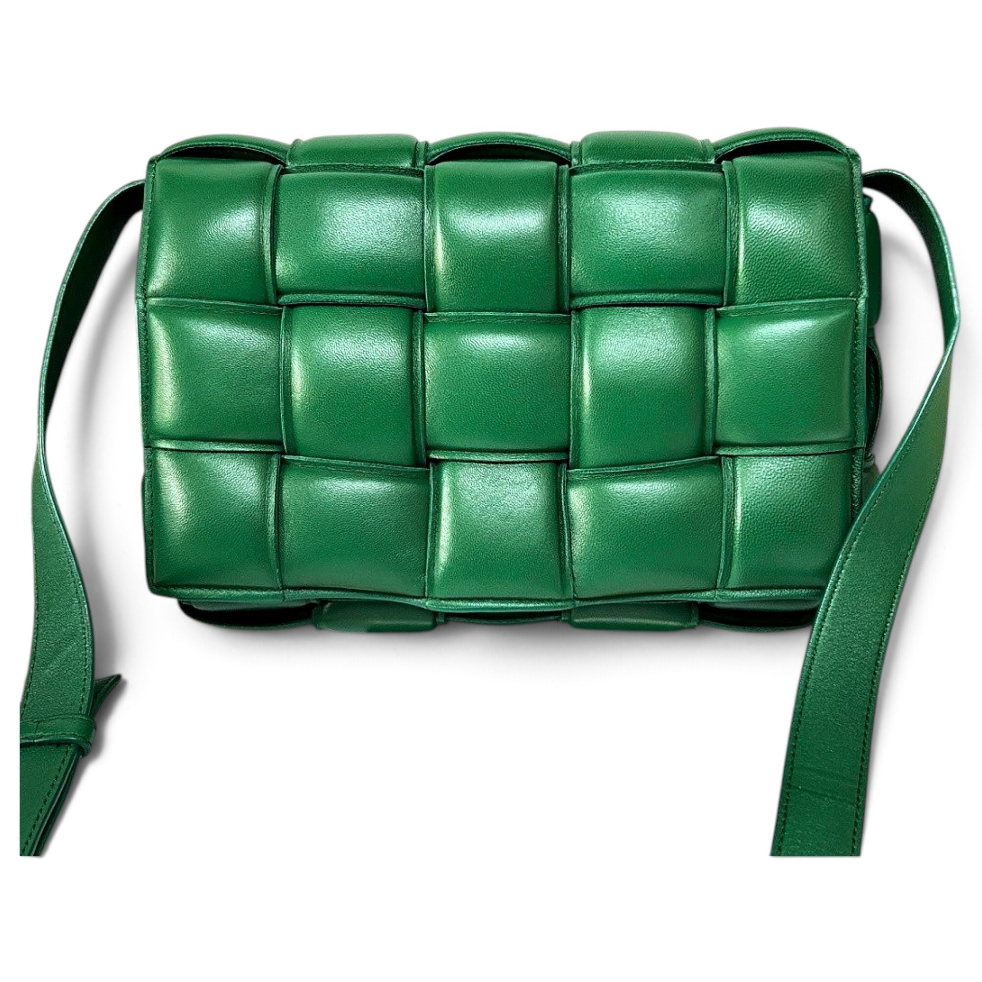 Cassette Padded leather handbag