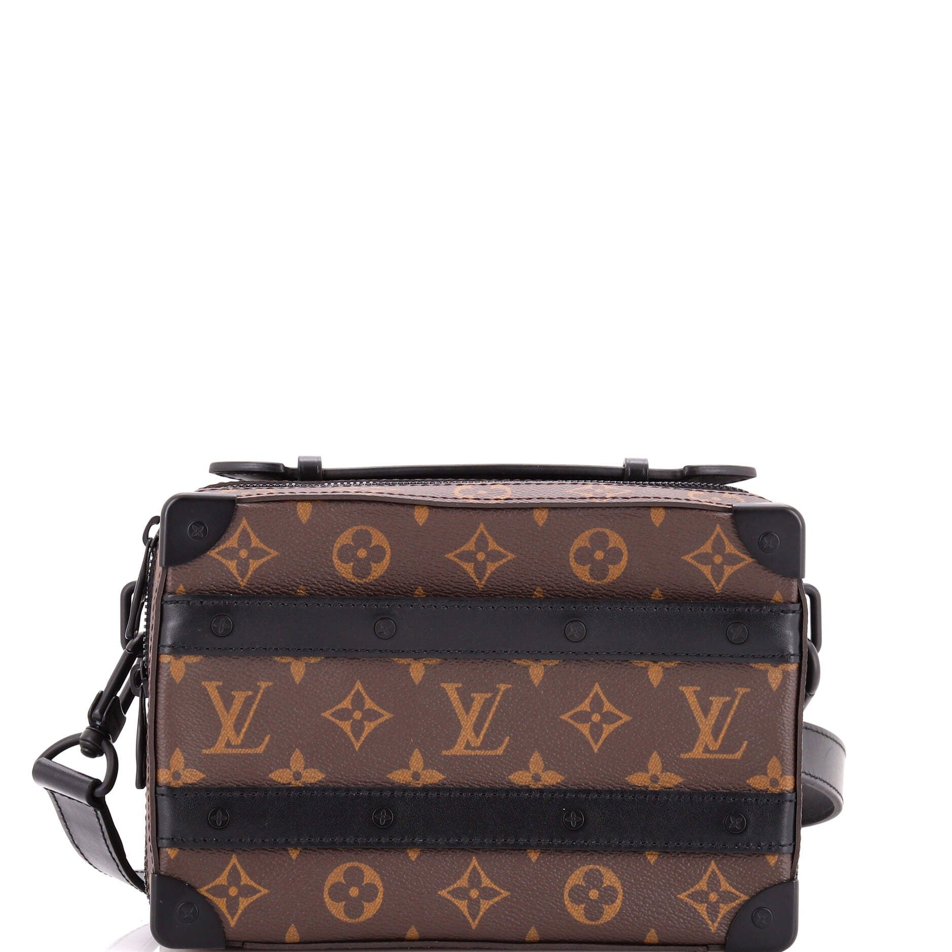 Handle Soft Trunk Bag Macassar Monogram Canvas