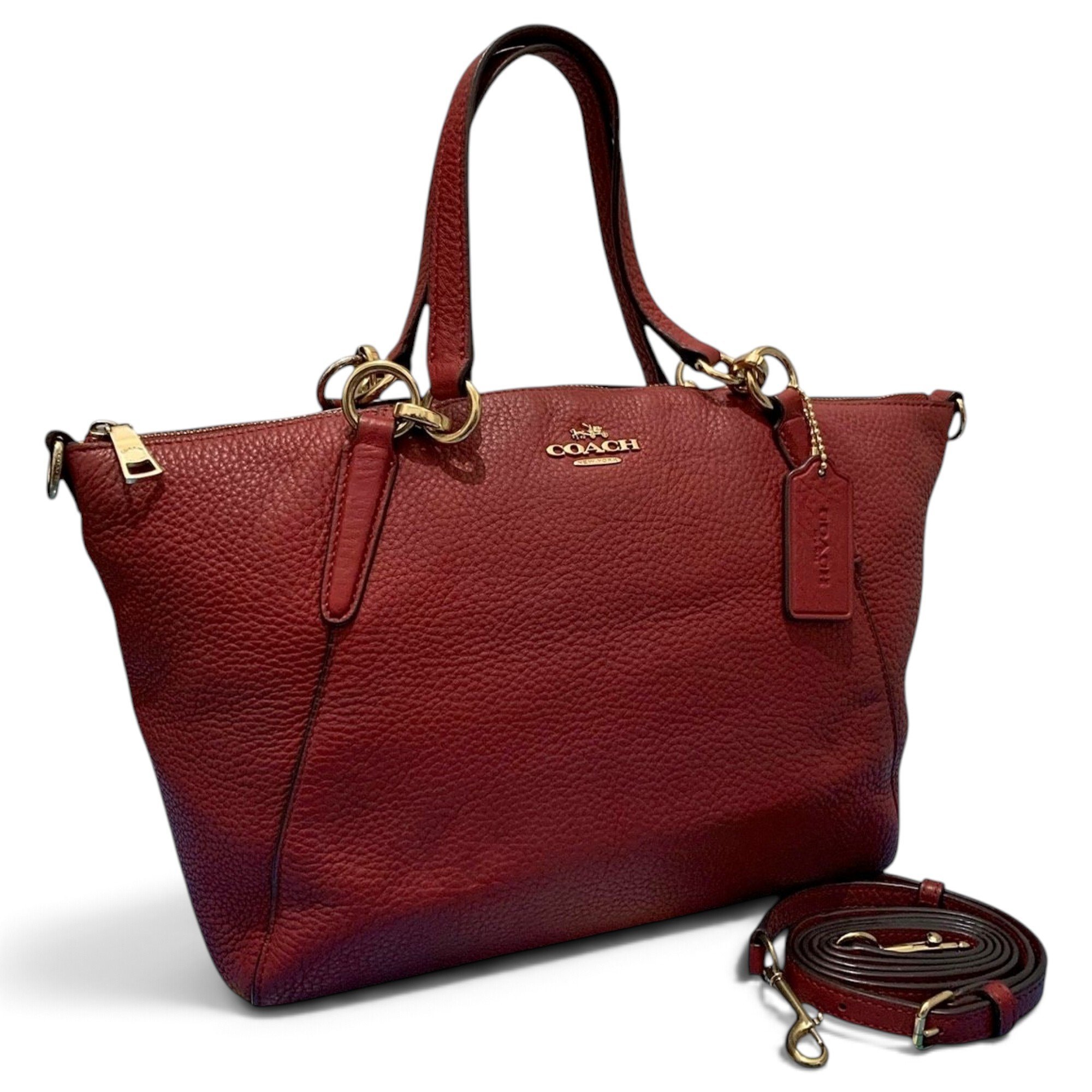 Leather satchel