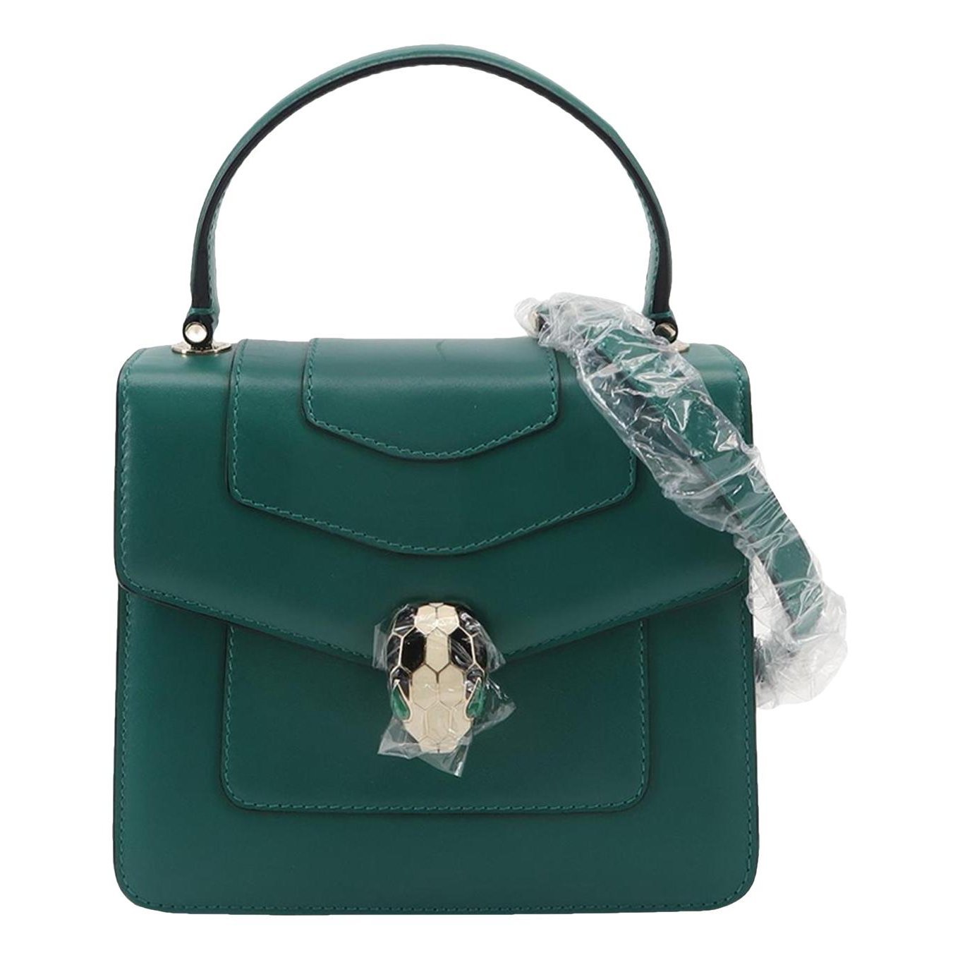 Serpenti leather handbag