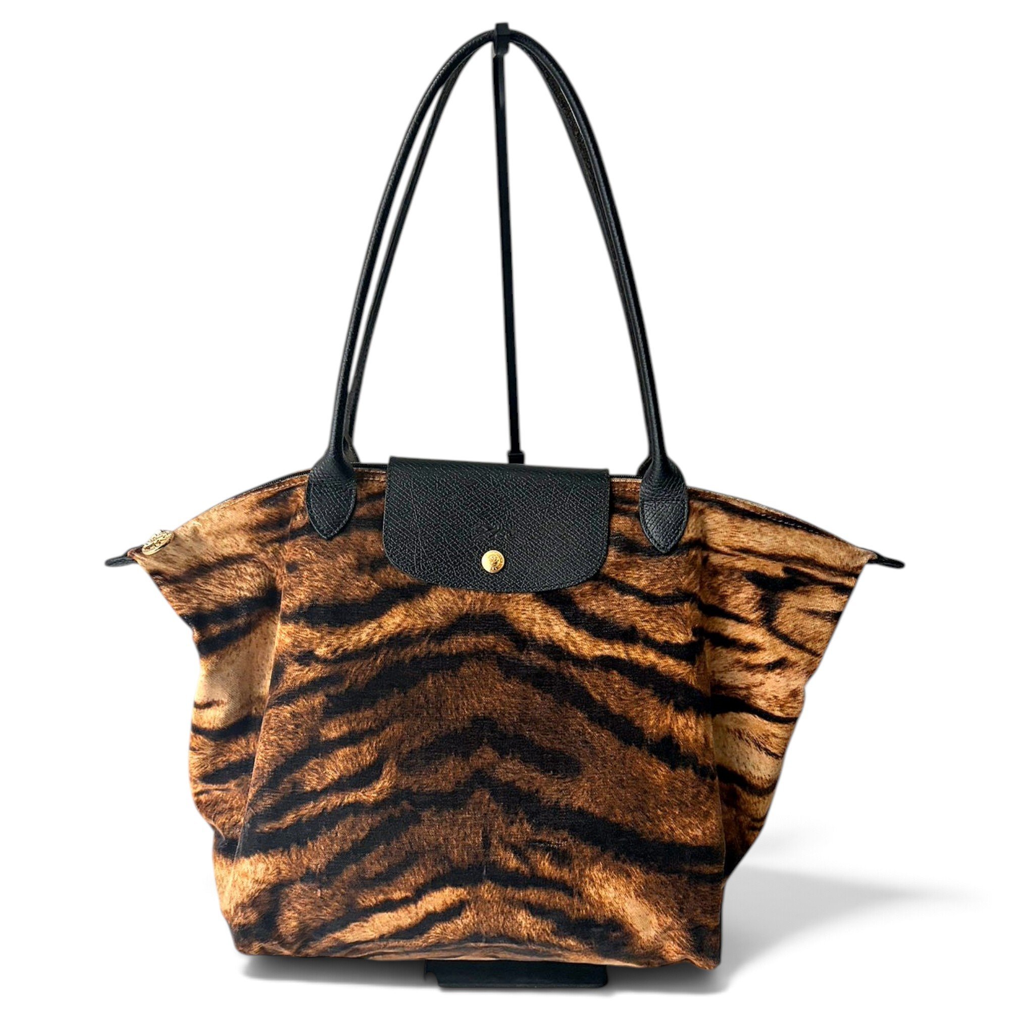 Faux fur handbag