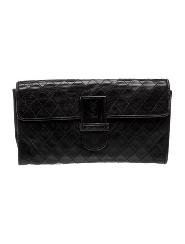 Chevron Quilted Flap Large Vintage